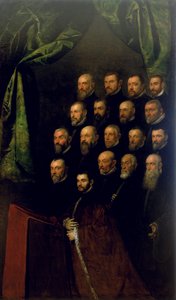 Miembros de una cofradía de Jacopo Robusti Tintoretto